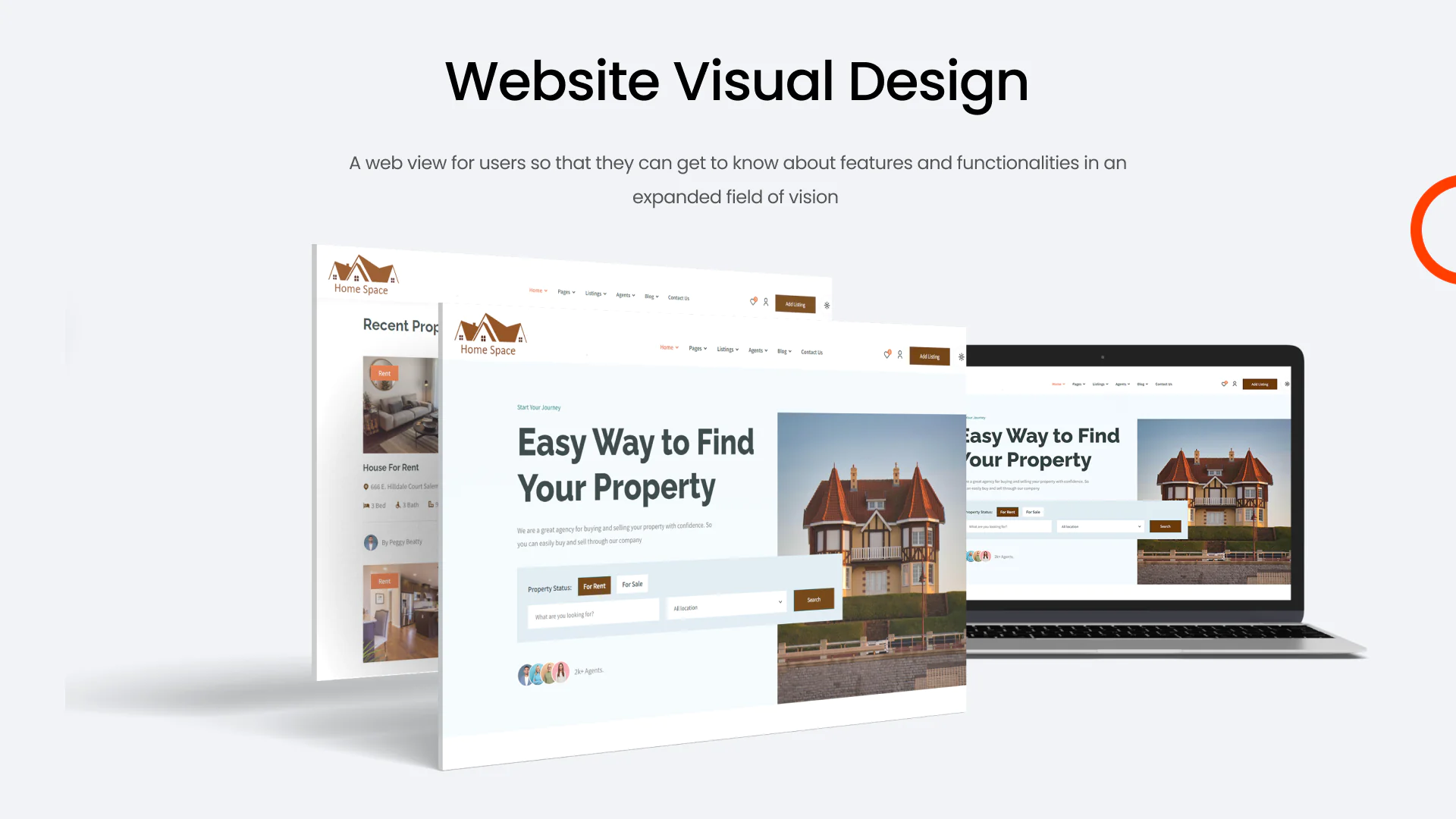 Home space website design