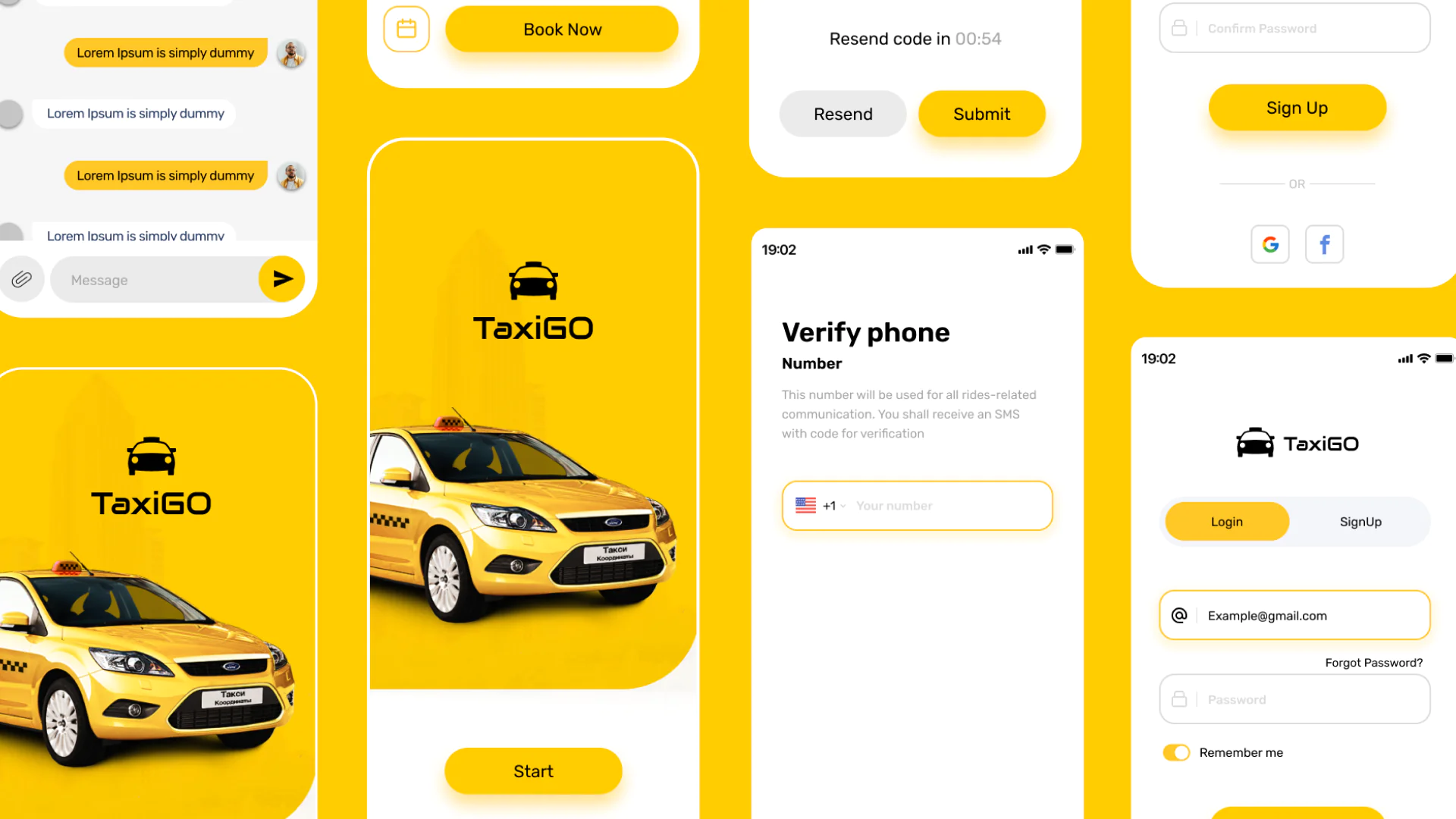 TaxiGo dashboard