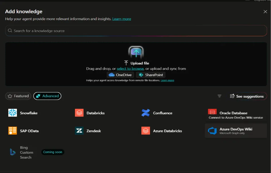 Connect Azure DevOps Wiki as the RAG Knowledge Source