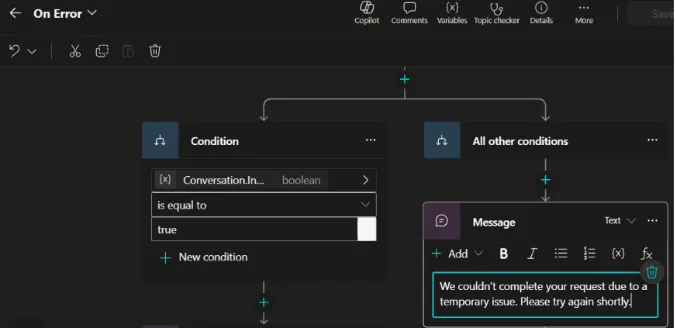 Custom User-Friendly Error Message When Processing Fails